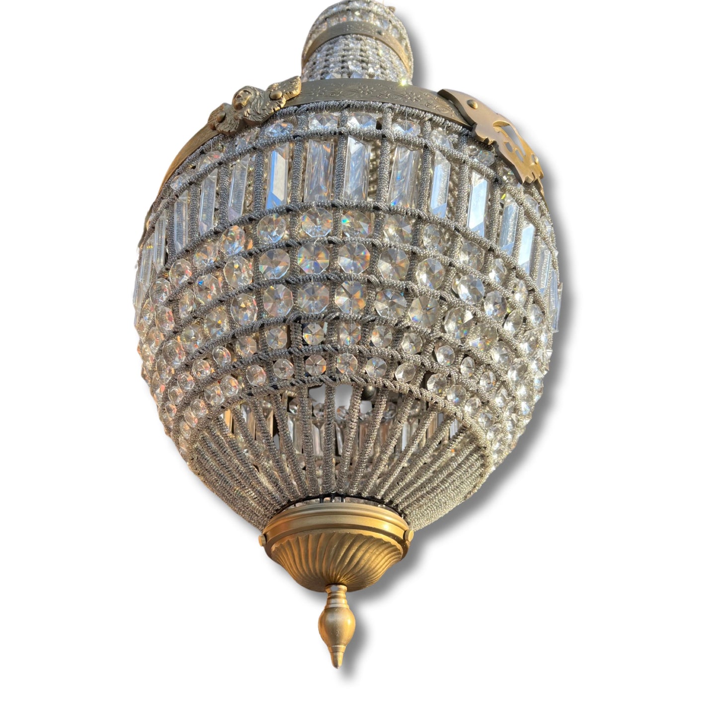XL French Empire Crystal Chandelier 40”