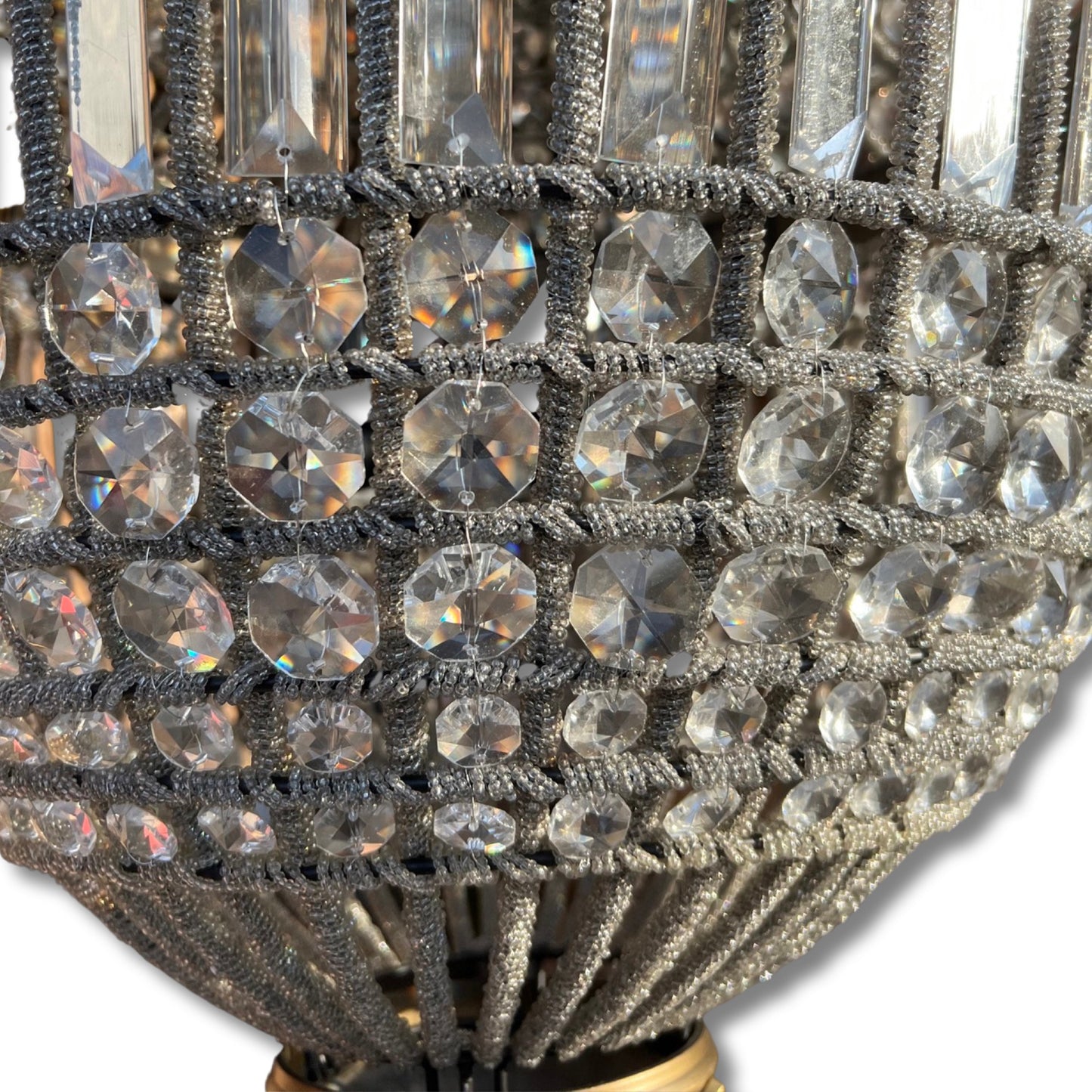XL French Empire Crystal Chandelier 40”