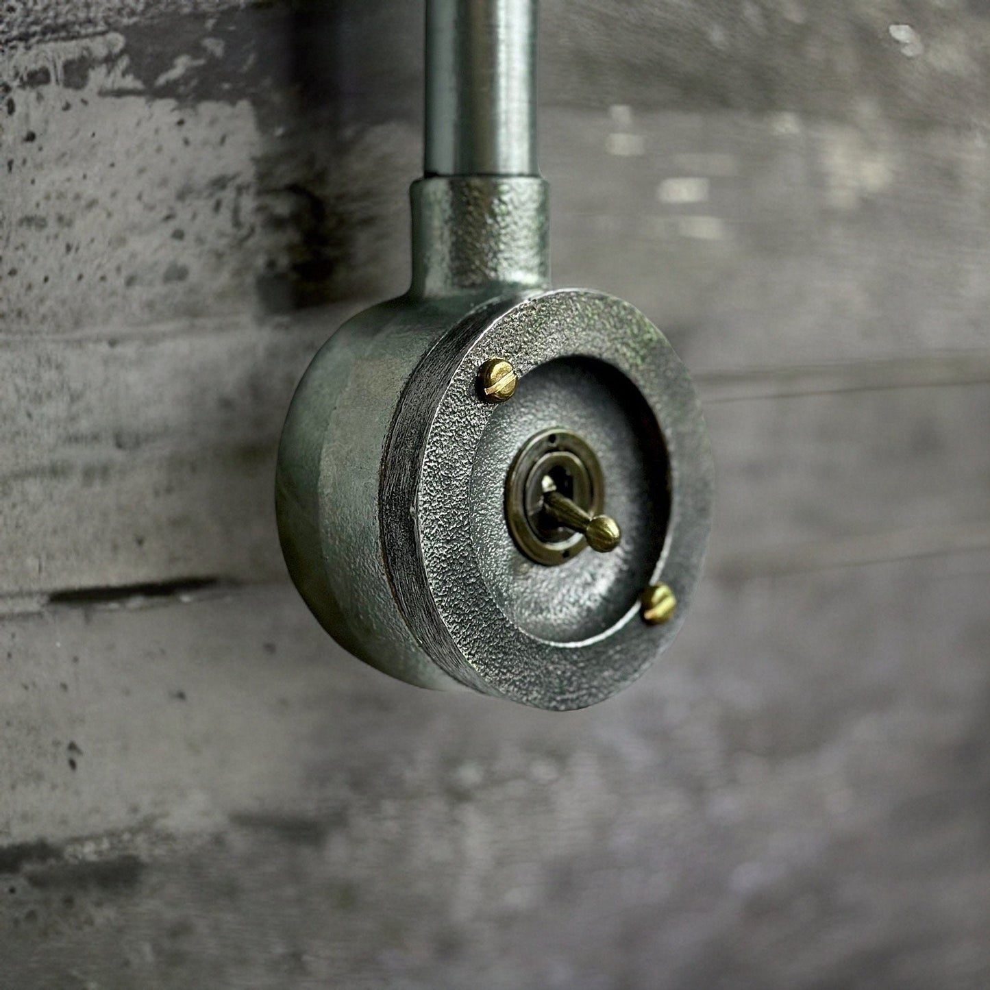 Single Gang Solid Cast Conduit Metal Conduit Light Switch Industrial 2 Way - BS EN Approved Vintage Crabtree
