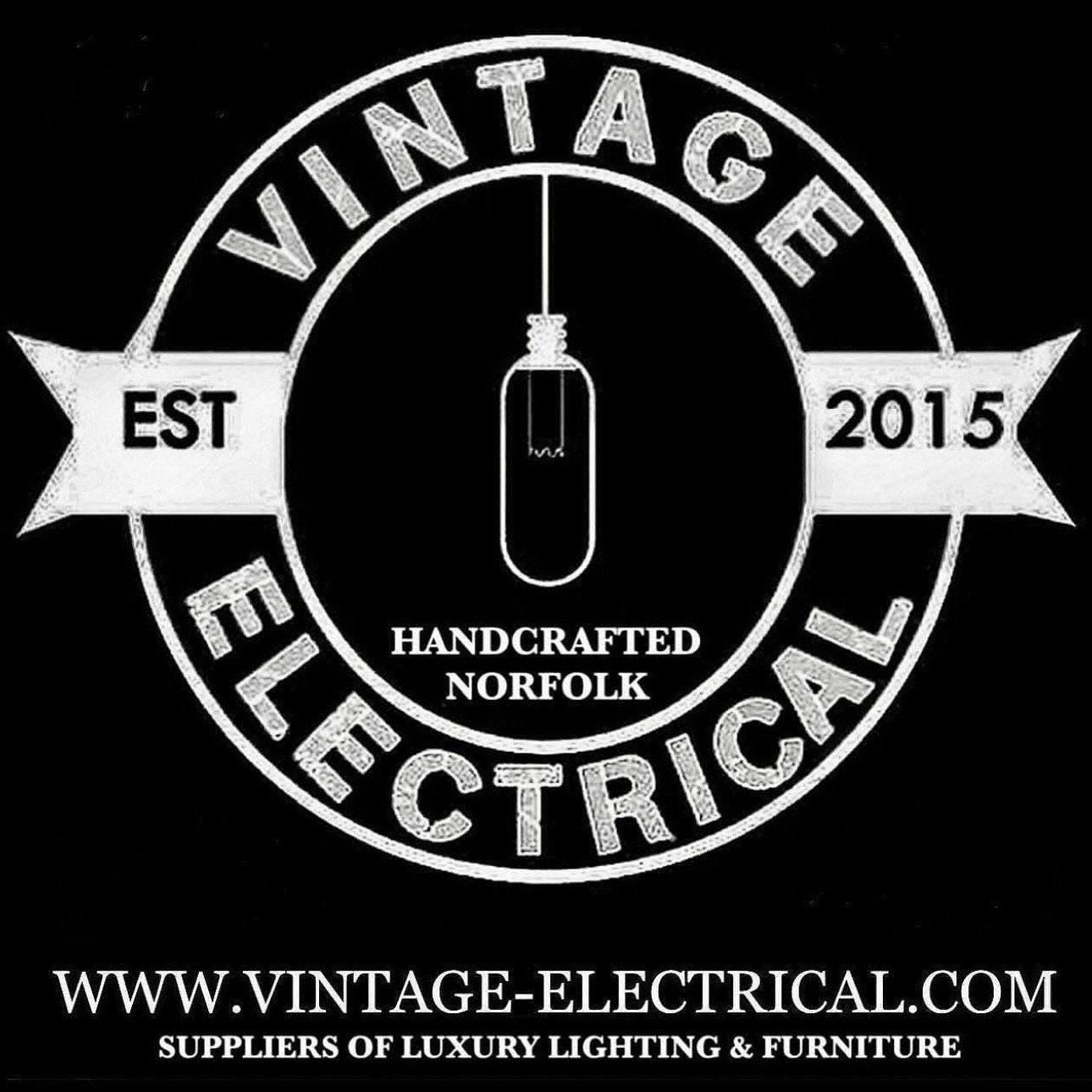 Square Pewter Bedside Lamp | Fabric Cable | Bedroom | Table Light | Vintage Retro 1 x Edison Filament Bulb