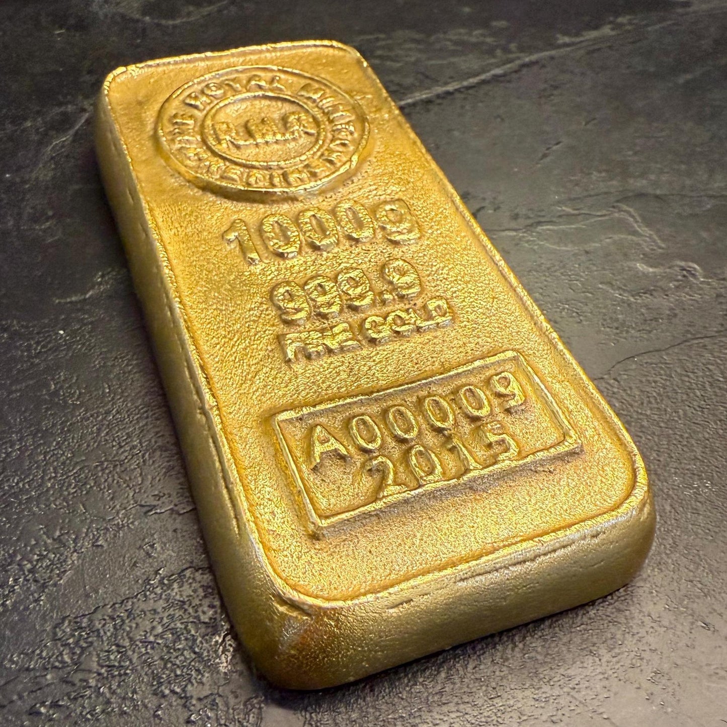 Cast Iron Gold Bar Bullion Paper Weight Door Stop