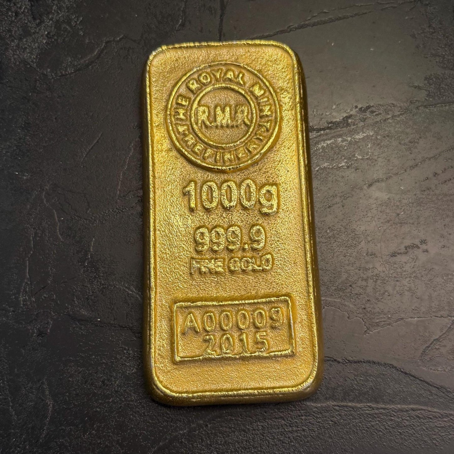 Cast Iron Gold Bar Bullion Paper Weight Door Stop