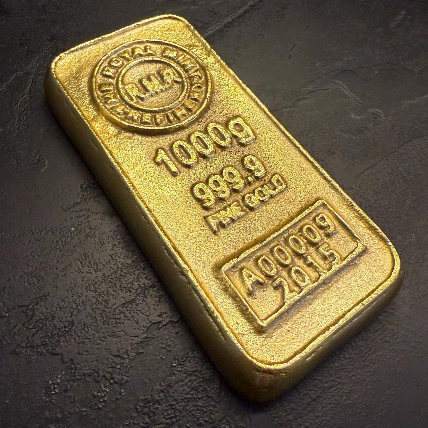 Cast Iron Gold Bar Bullion Paper Weight Door Stop