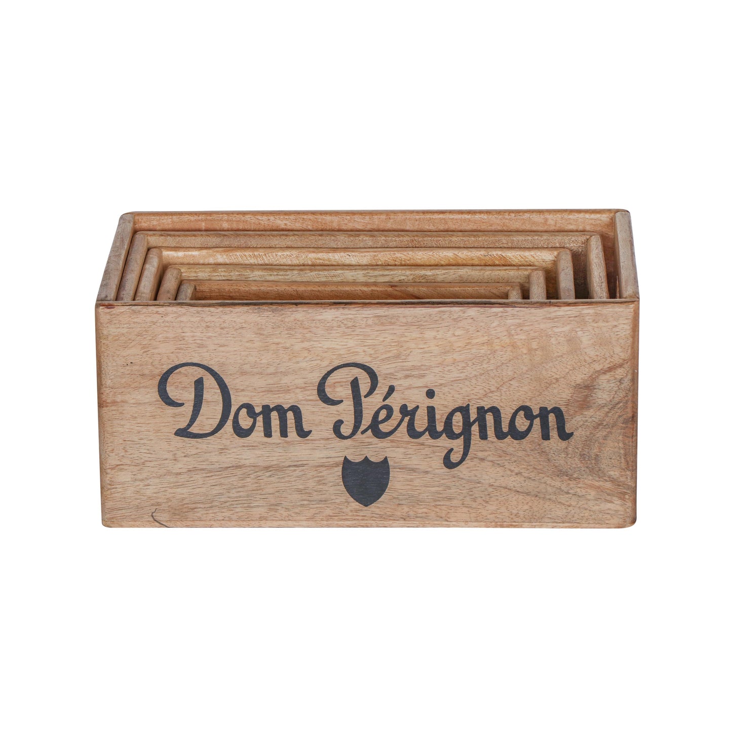 Dom Perignon **Pre Order** Storage Wooden Champagne Crates Natural Finish