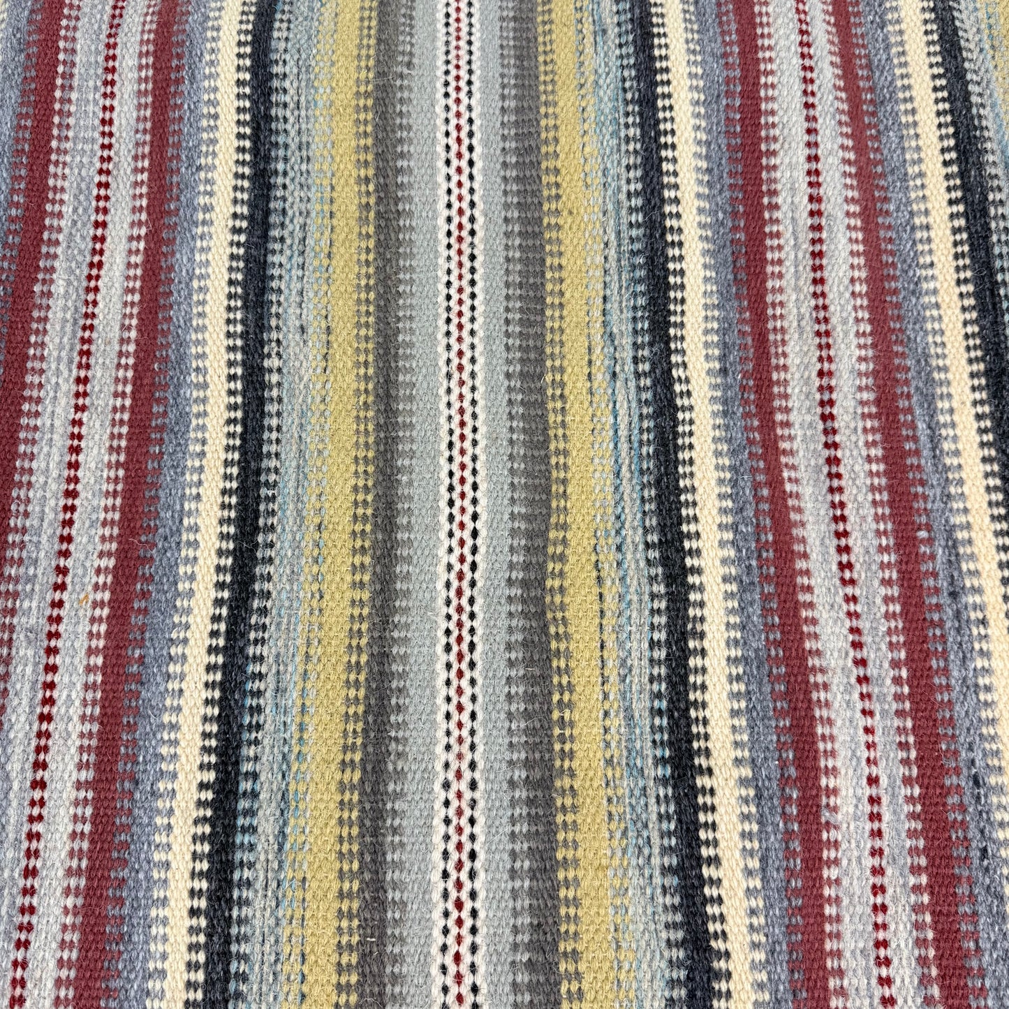 Hand Knotted Reversible Flat Weave Pure Wool Colourful Kilim Woollen Rug 3ft x 5ft