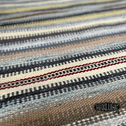 Hand Knotted Reversible Flat Weave Pure Wool Colourful Kilim Woollen Rug 3ft x 5ft