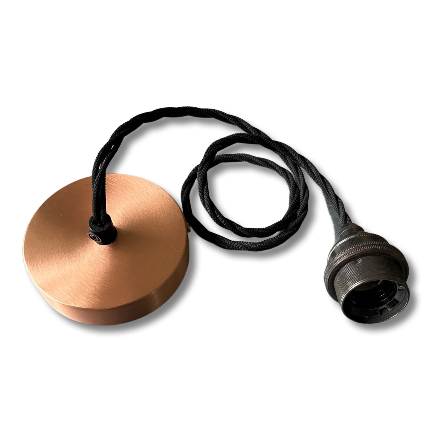 Cawston XL - Genuine Solid Copper Slotted Lampshade Pendant Set Light *Factory Second* - 14 Inch