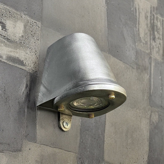 Holt ~ Outdoor & Bathroom Mast Down Light Cast Pewter | 5 Inch