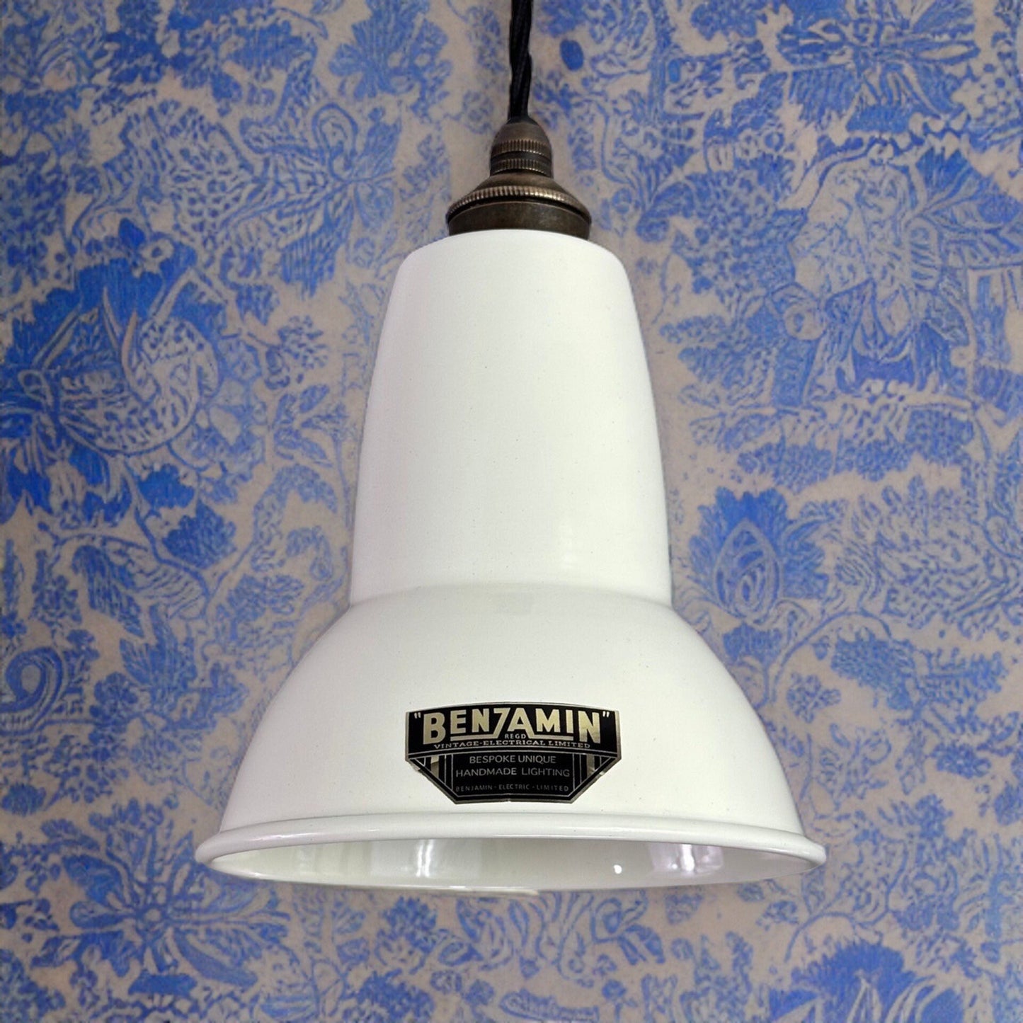 Alby ~ Linen White Shade Pendant Set Light | Ceiling Dining Room | Kitchen Table | Vintage Edison Filament Bulb | 6 Inch