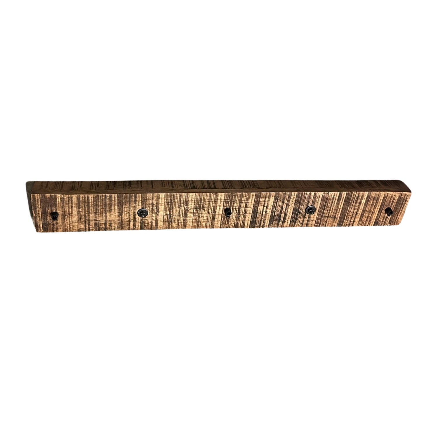 Solid Mango Wooden Track Light Rectangular 3 Outlet Ceiling Rose Industrial