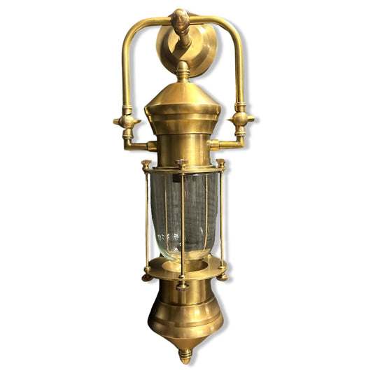 Bacton ~ Bulkhead Outdoor & Bathroom Sconce Wall Light Solid Brass | 24 Inch