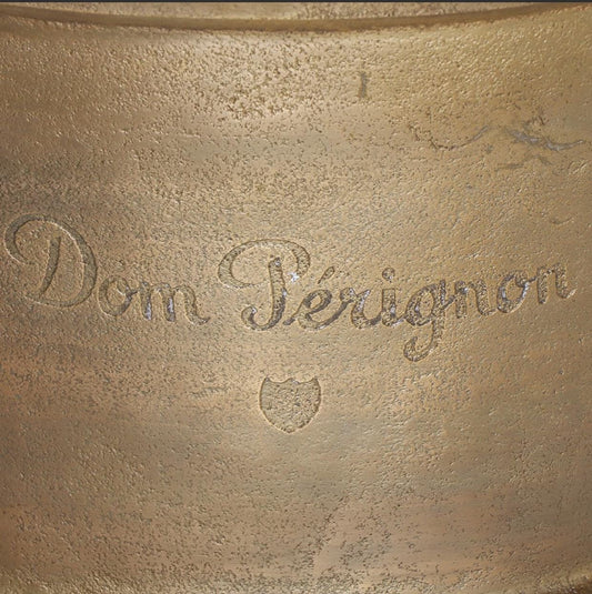 Dom Perignon **Pre Order** Antique Brass Great Gatsby ~ Solid Cast Engraved Champagne Ice Bucket | Wine Cooler
