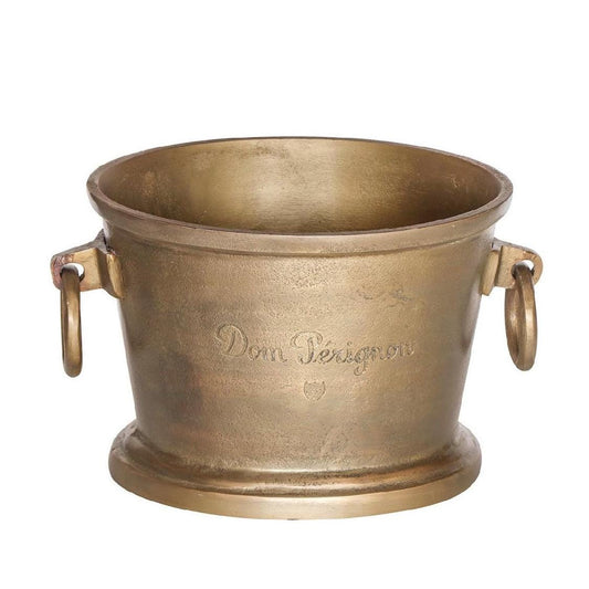 Dom Perignon **Pre Order** Antique Brass Great Gatsby ~ Solid Cast Engraved Champagne Ice Bucket | Wine Cooler