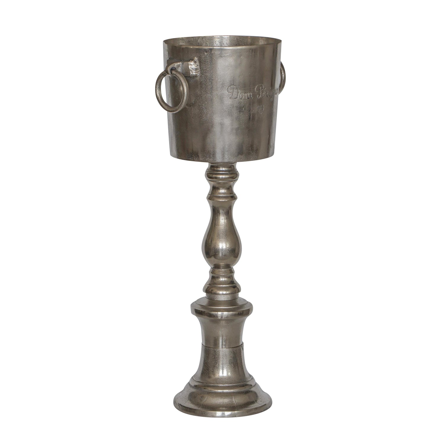 Dom Perignon **Pre Order** ~ Solid Cast Engraved Champagne Large Standing Ice Bucket | Wine Cooler Bath