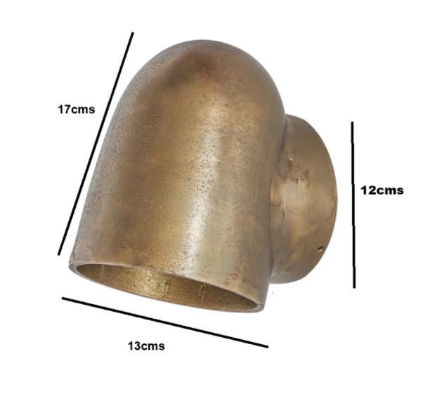 Hopton ~ Mast Down Light Cast Antique Brass