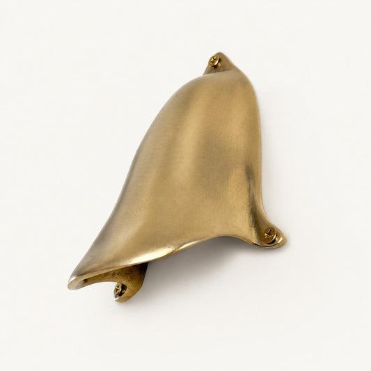 Brancaster - Raw Brass Motorboat Ventilator Cover | Indoor Wall Light