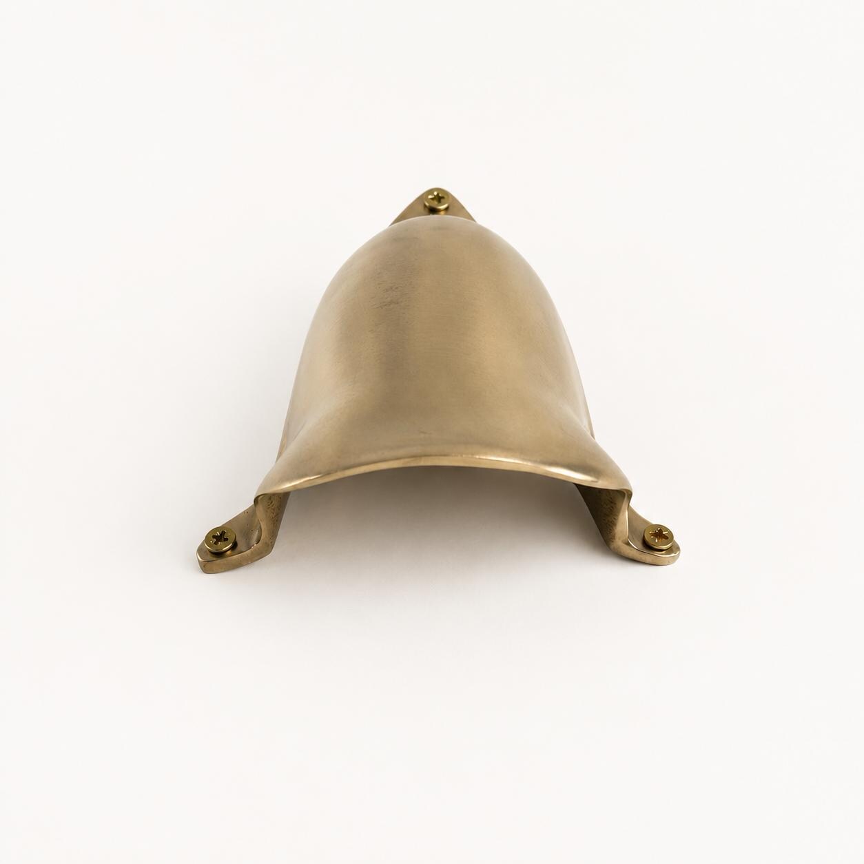 Brancaster - Raw Brass Motorboat Ventilator Cover | Indoor Wall Light