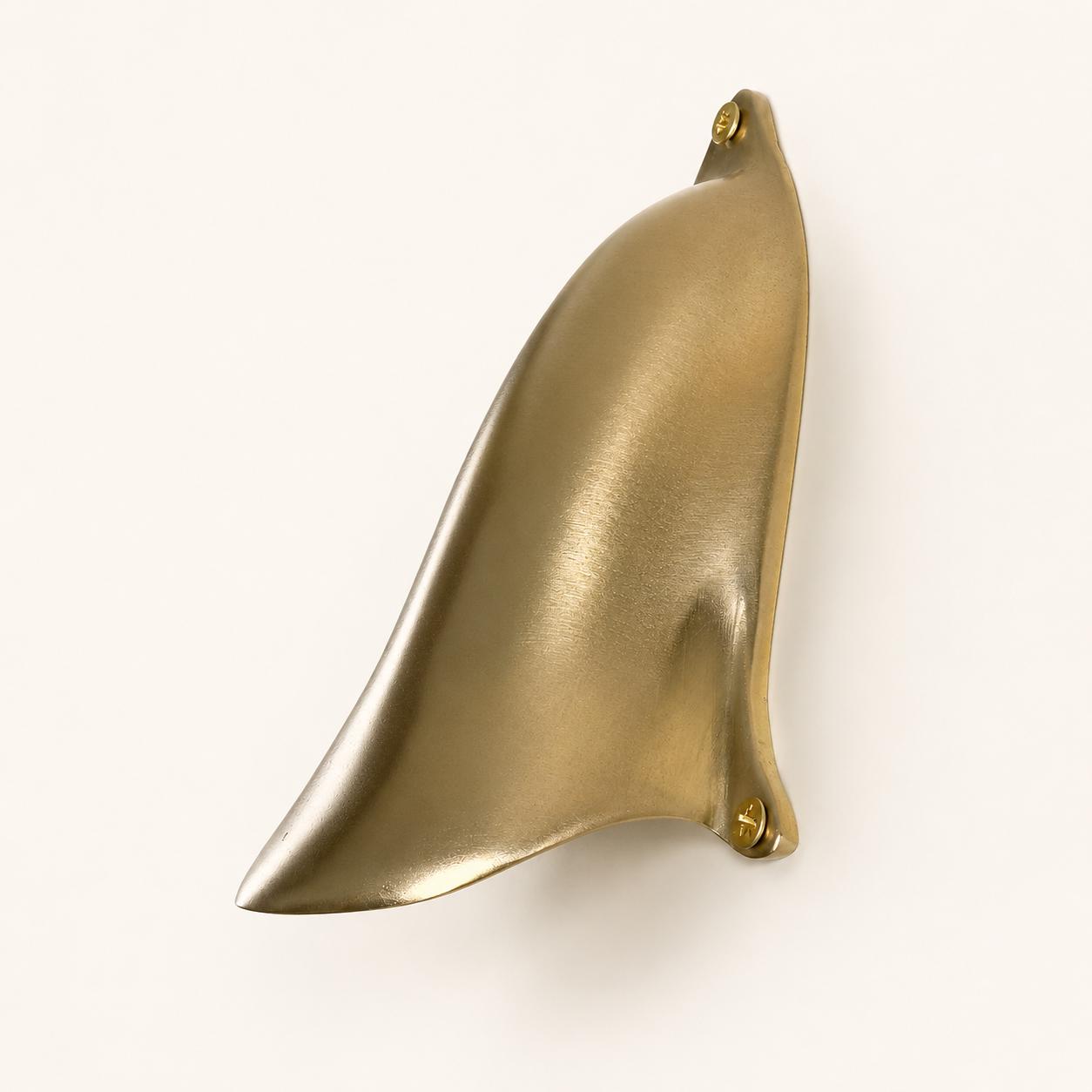 Brancaster - Raw Brass Motorboat Ventilator Cover | Indoor Wall Light