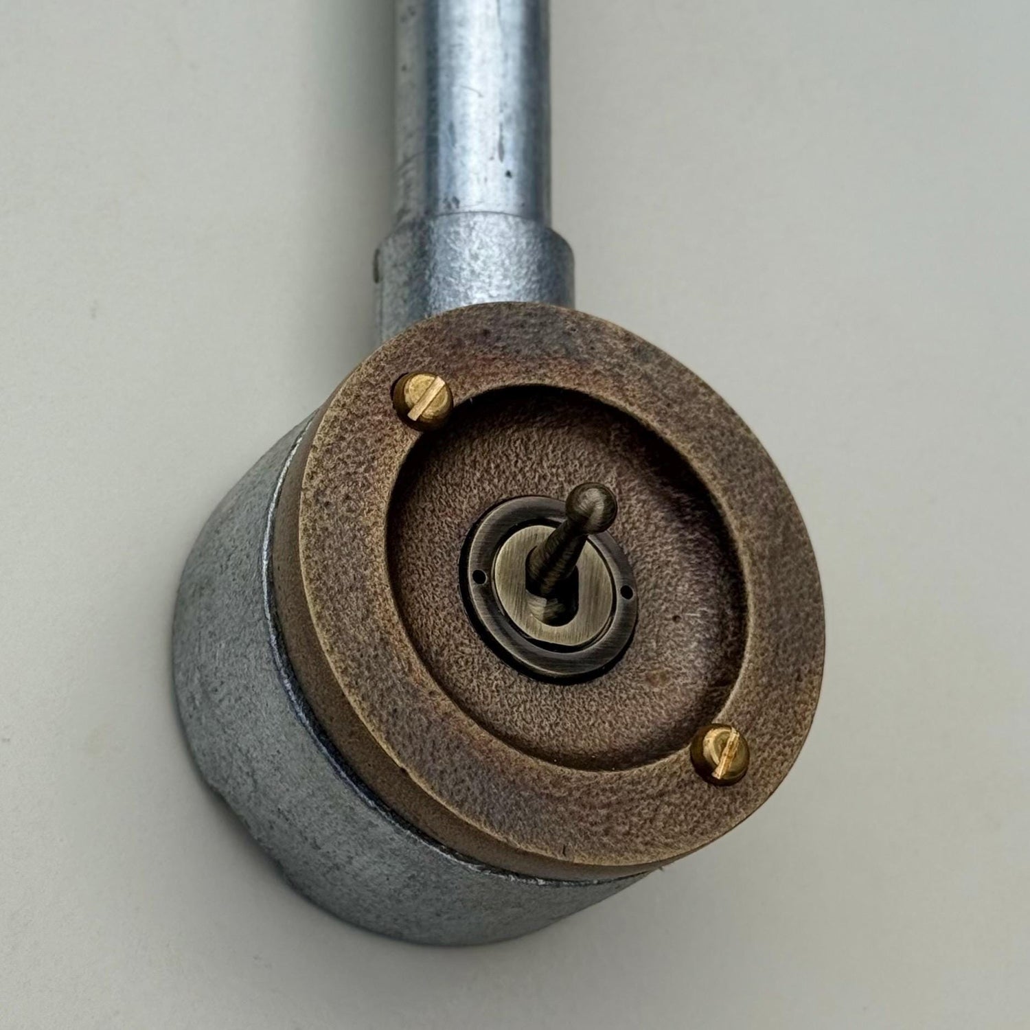 Single Gang Bronze Conduit Metal Light Switch Industrial