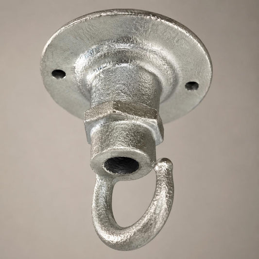 Galvanised Ceiling Hook | Industrial Hanging Light & Plant Hanger