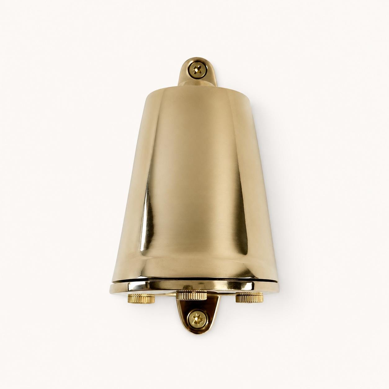 Holt - Solid Brass Mast Down Wall Light - IP54 Outdoor & Bathroom