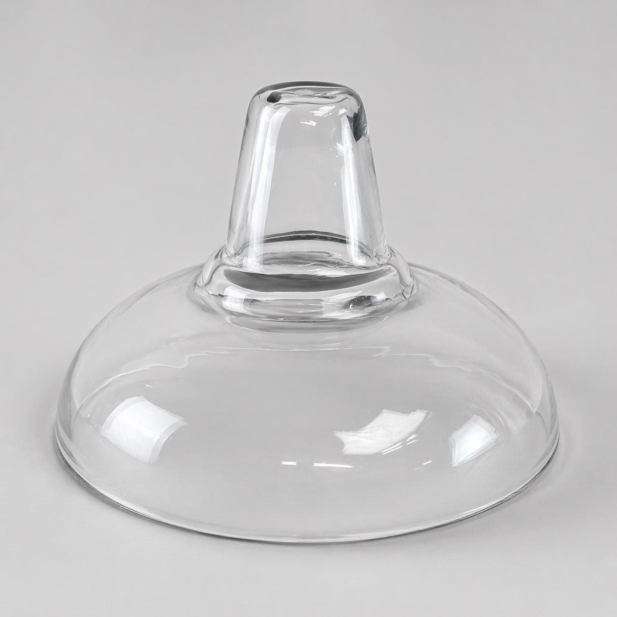Cawston 11 Inch Solid Glass Lampshade | Vintage Holophane Style Shade