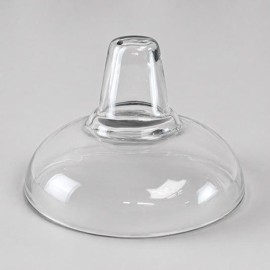 Cawston 11 Inch Solid Glass Lampshade | Vintage Holophane Style Shade