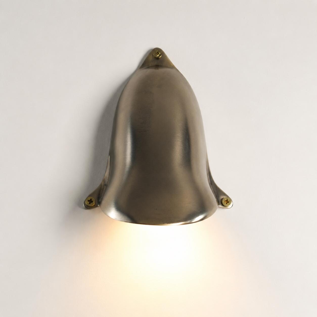 Brancaster - Raw Brass Motorboat Ventilator Cover | Indoor Wall Light