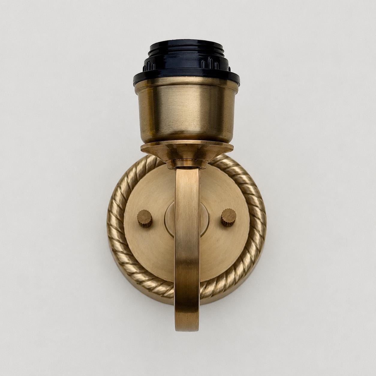 Industrial Antique Solid Brass Wall Light Sconce