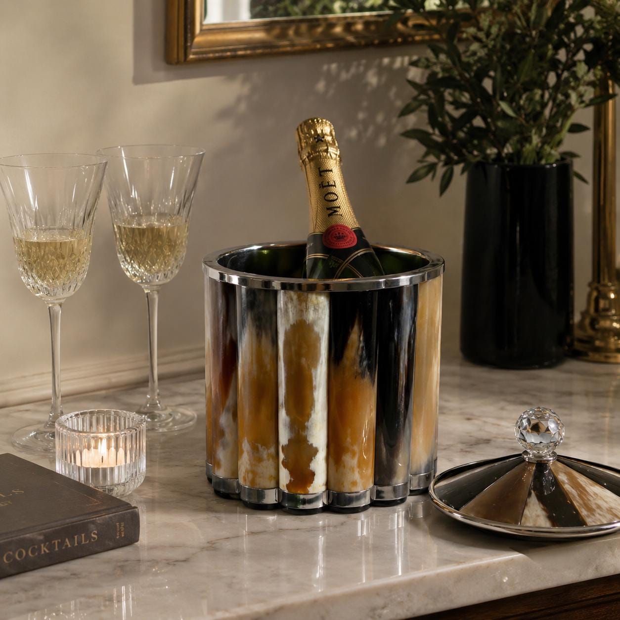 Solid Champagne Ice Bucket | Wine Cooler