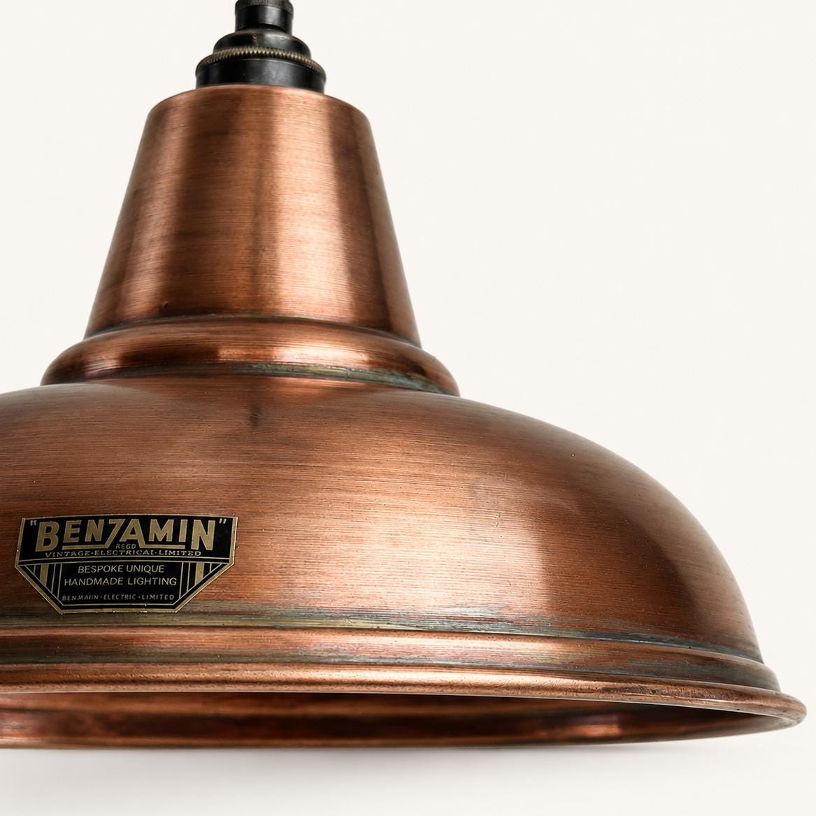 Sedgeford ~ Antique Copper Lampshade Pendant Ceiling Light ~ 12.5 Inch