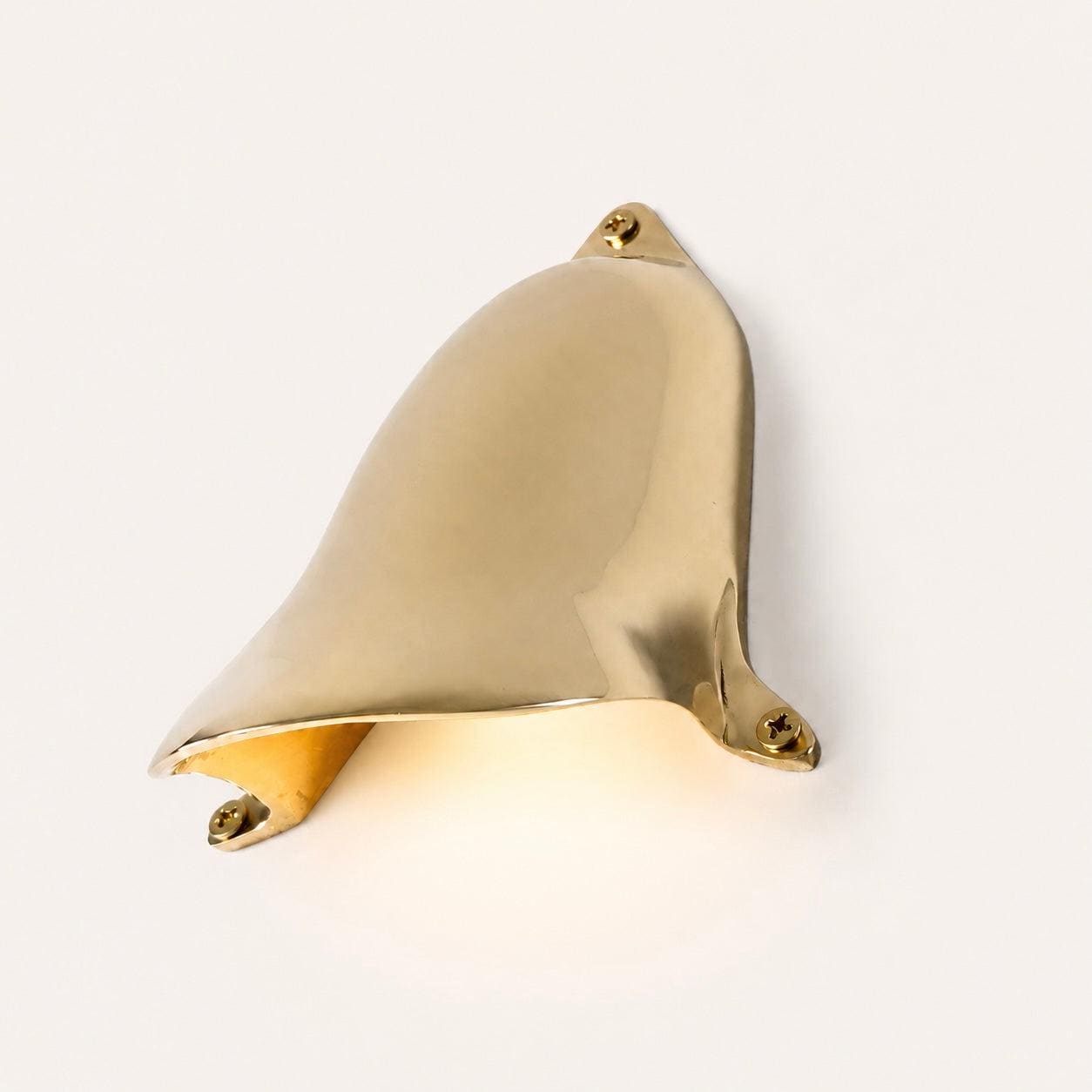 Brancaster - Solid Brass Motorboat Ventilator Cover | Indoor Wall Light