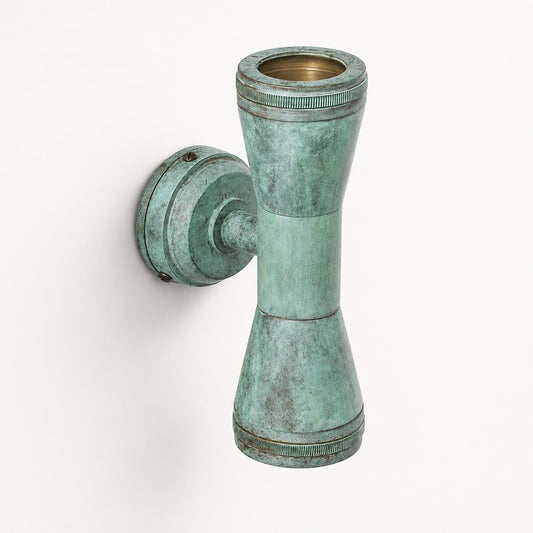 Verdigris Solid Brass Up & Down Outdoor Wall Light - IP65