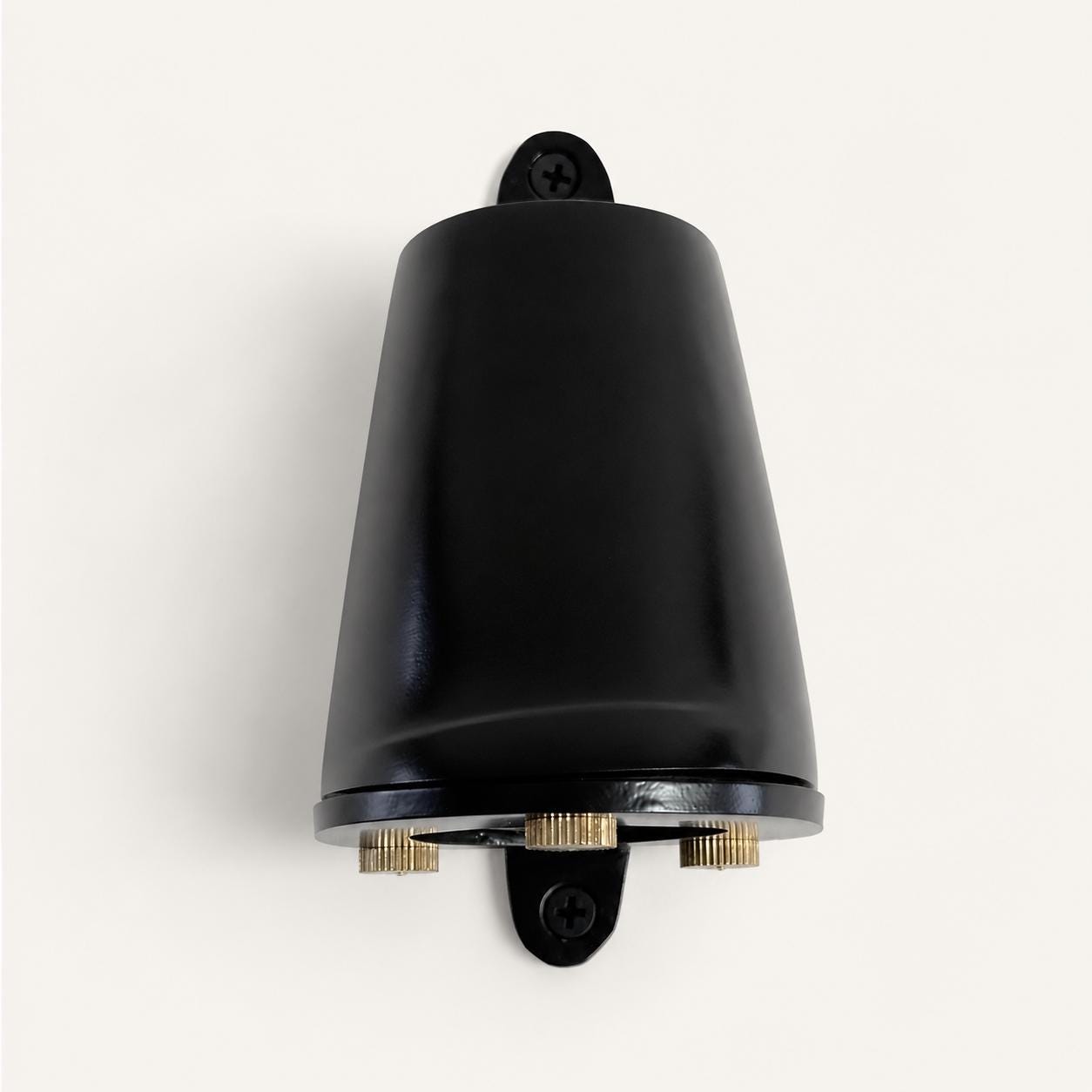 Holt Matt Black Mast Down Wall Light - IP54