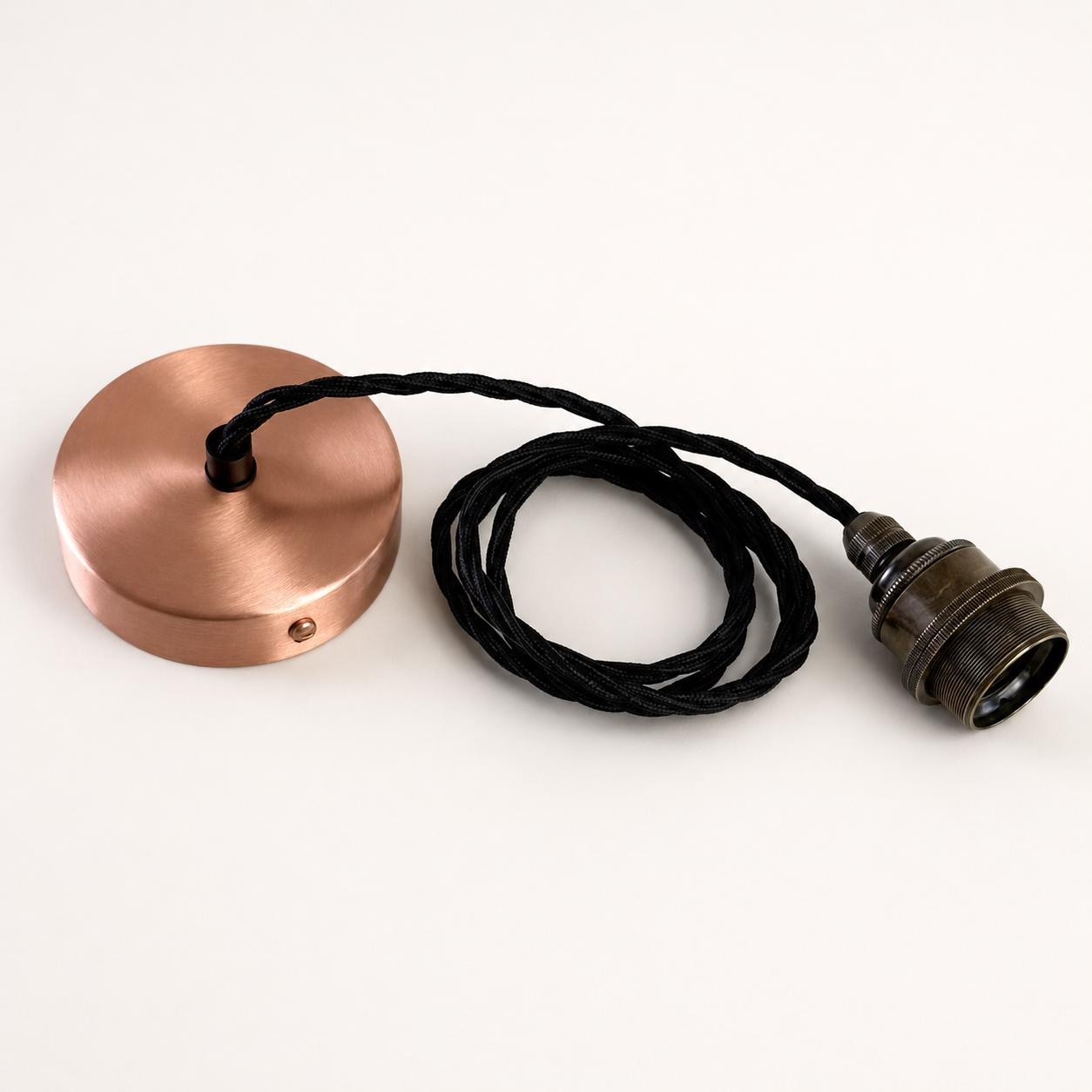 Alby Solid Copper Lampshade Pendant Set Light - 6 Inch