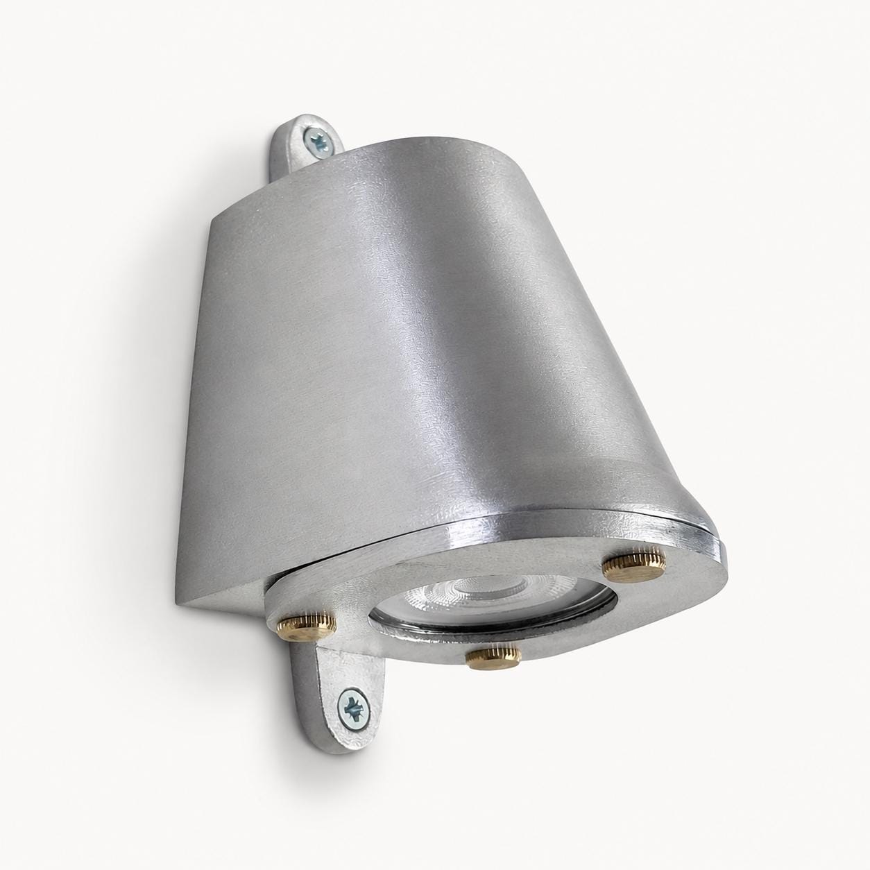Holt Sandblasted Aluminium Mast Down Outdoor Wall Light - IP54