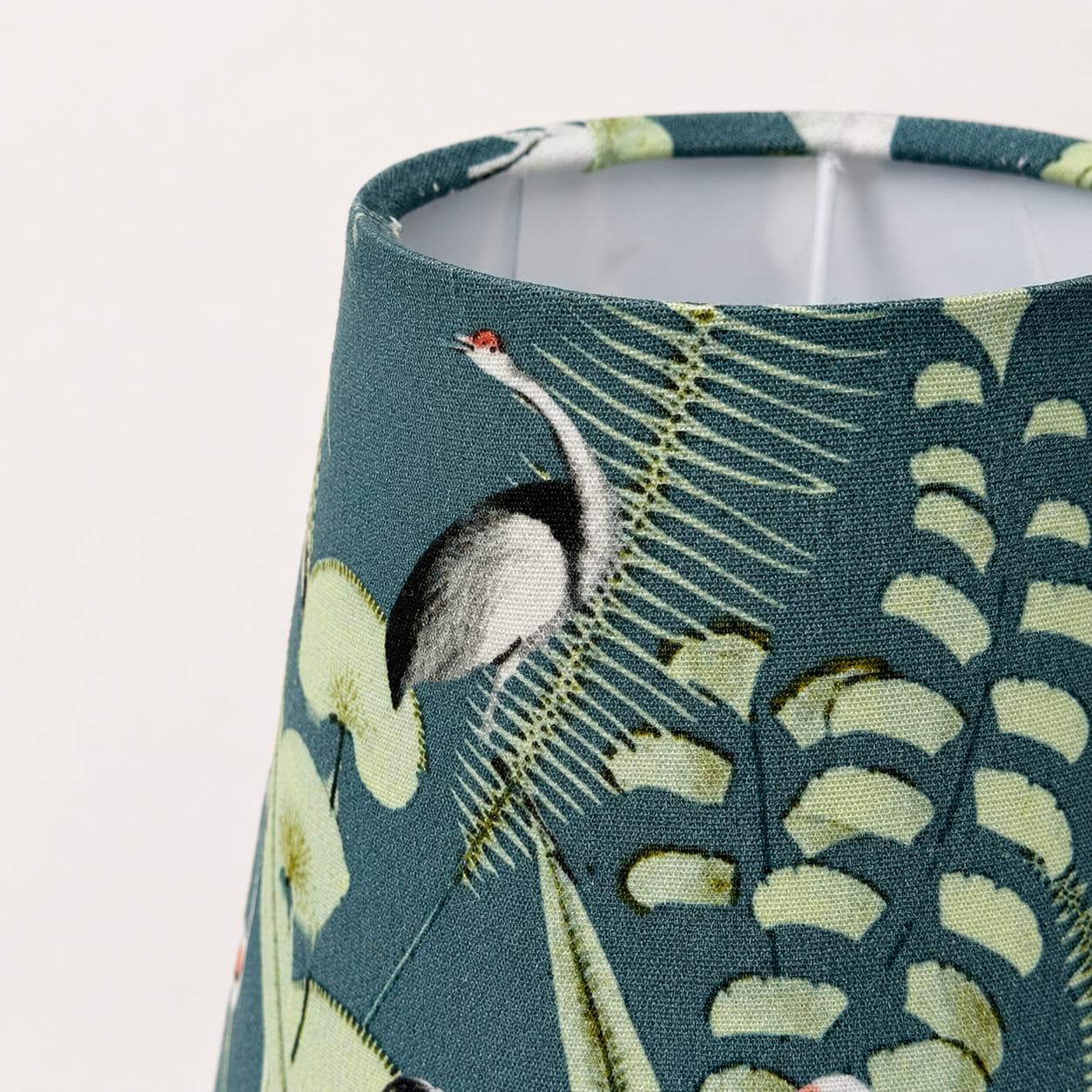 Flamingo Lampshade - Blue & Green 17cm Table and Wall Light Shade